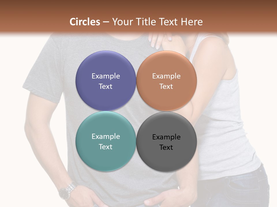 Young Couple Joy PowerPoint Template