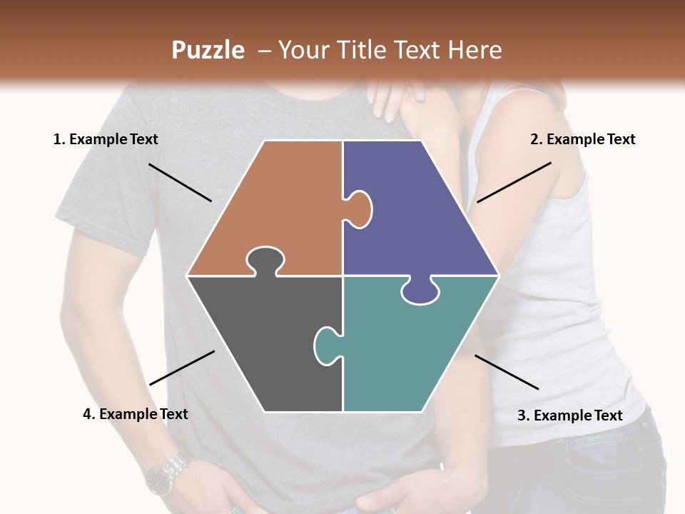 Young Couple Joy PowerPoint Template