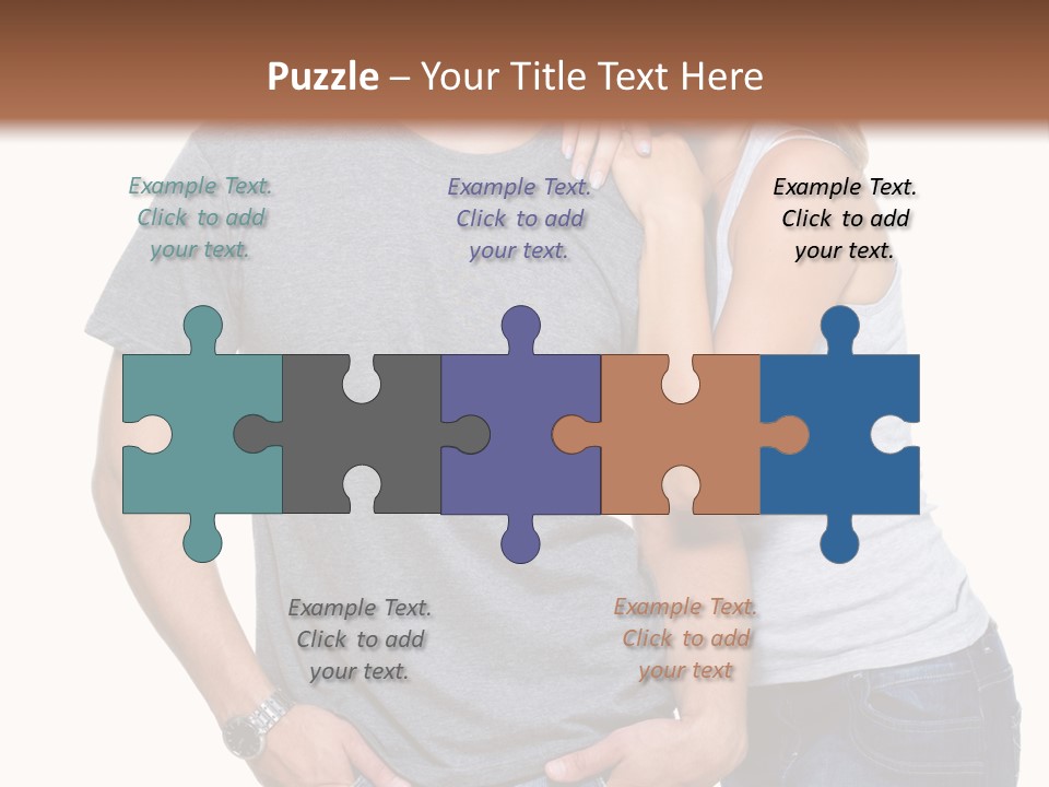 Young Couple Joy PowerPoint Template