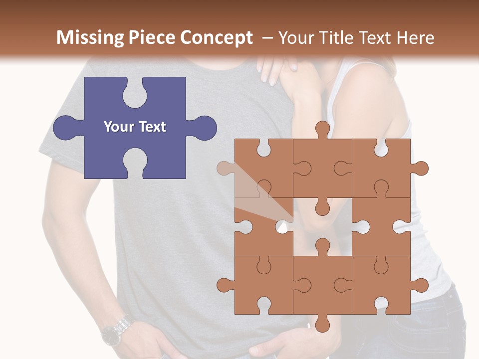 Young Couple Joy PowerPoint Template