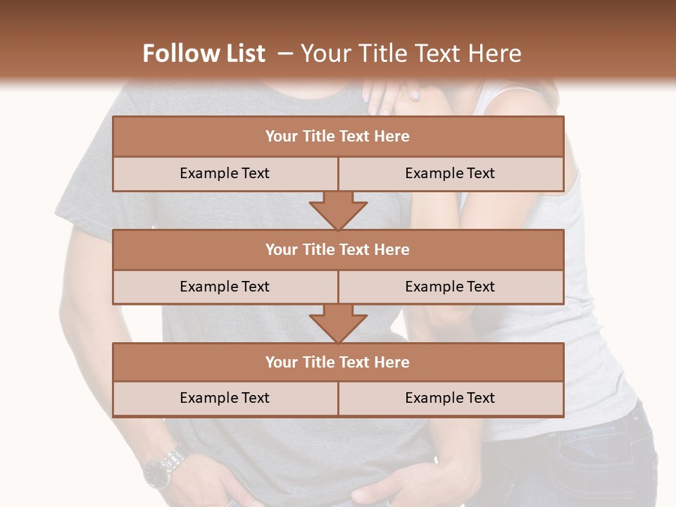 Young Couple Joy PowerPoint Template