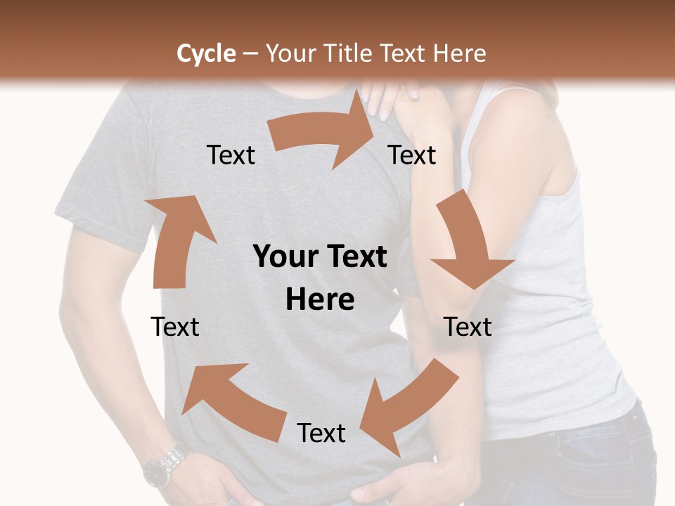 Young Couple Joy PowerPoint Template