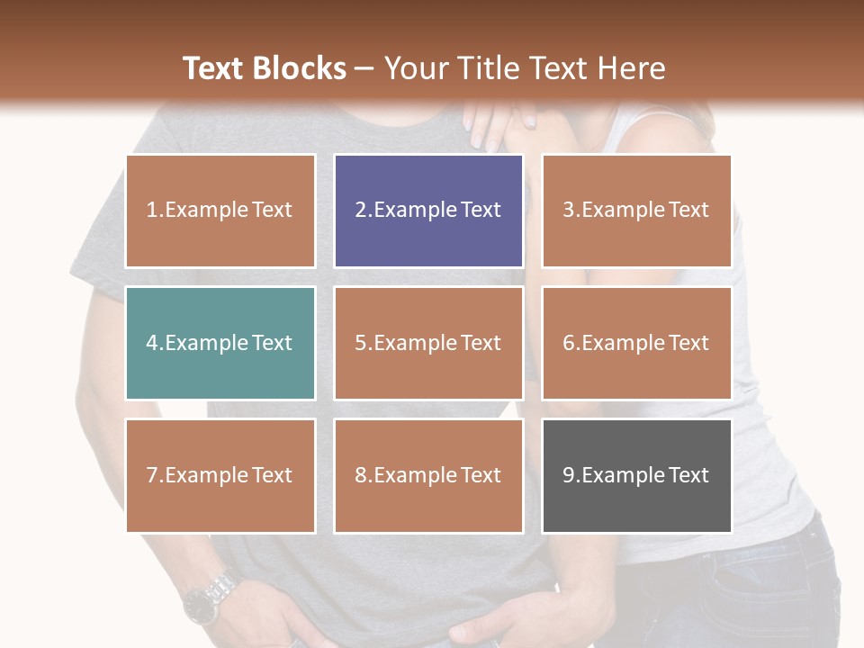 Young Couple Joy PowerPoint Template