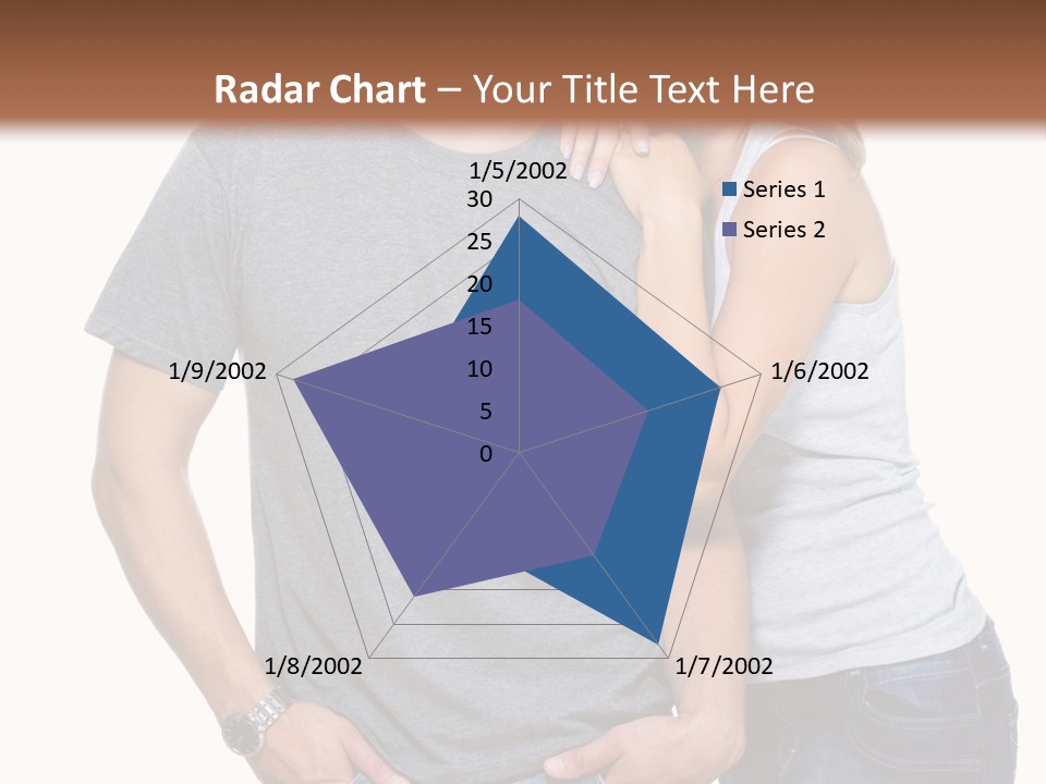 Young Couple Joy PowerPoint Template