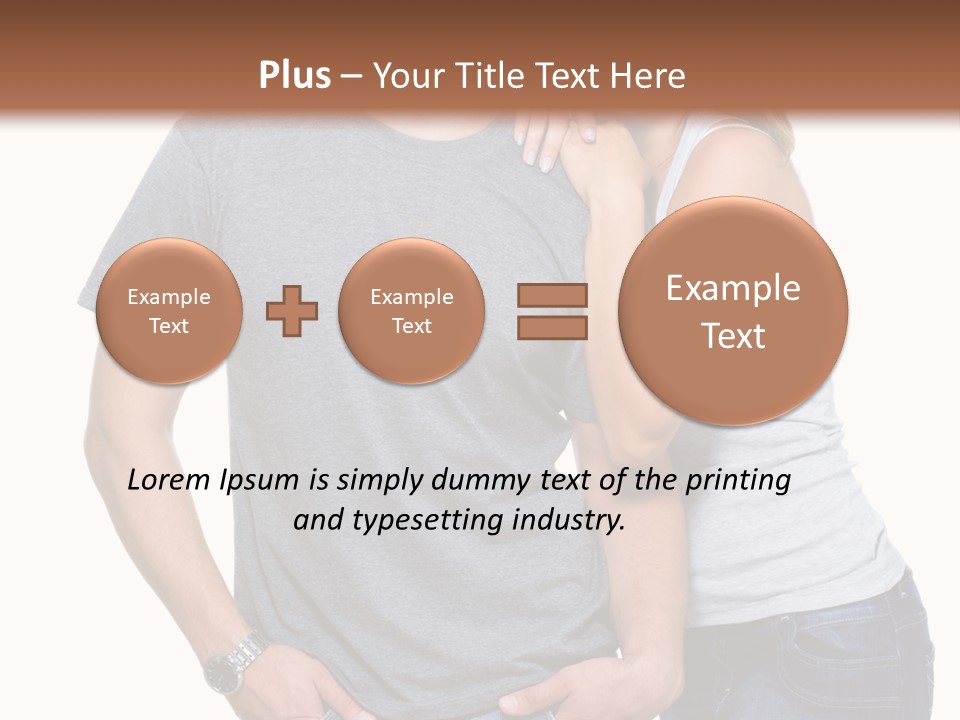 Young Couple Joy PowerPoint Template