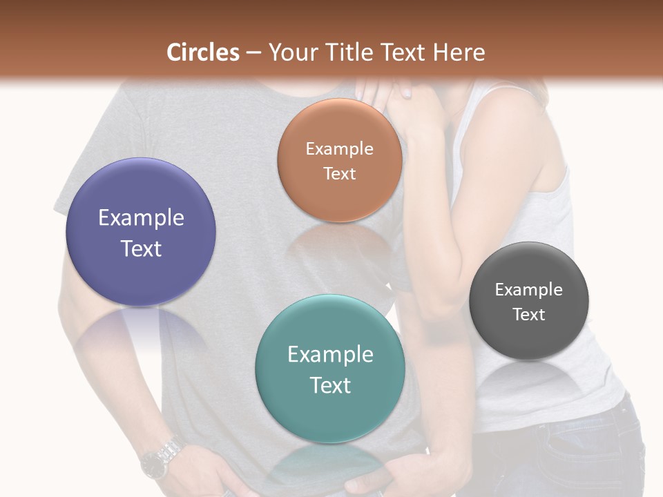 Young Couple Joy PowerPoint Template