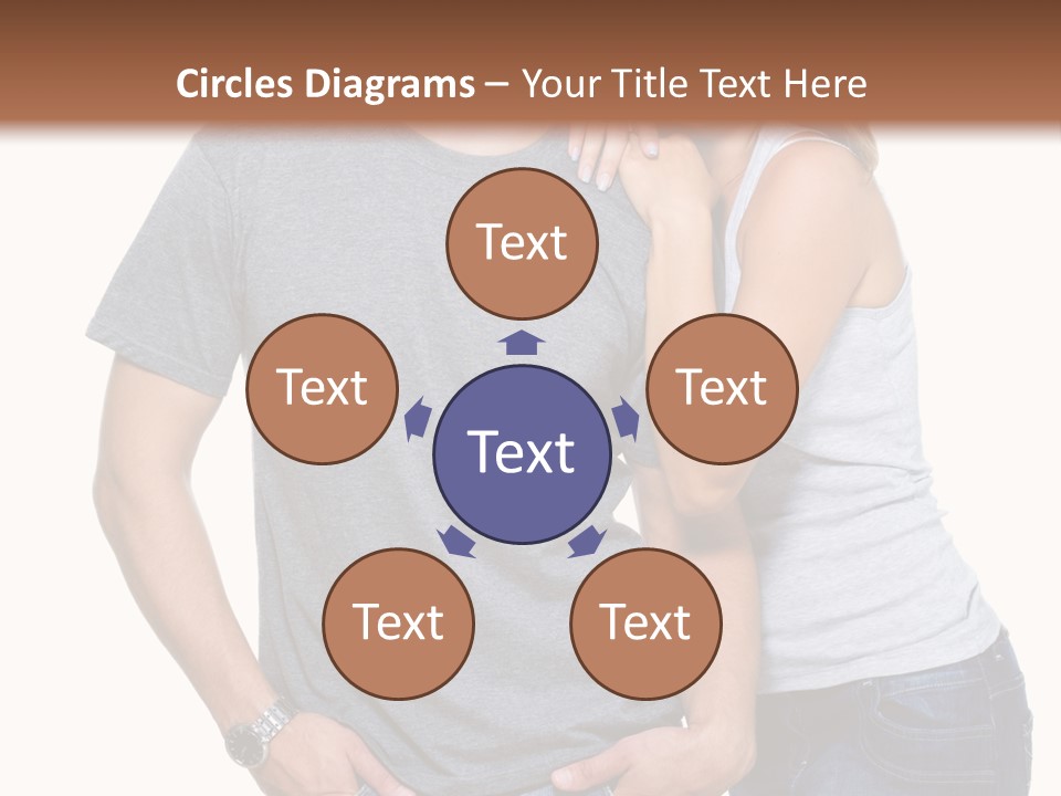 Young Couple Joy PowerPoint Template