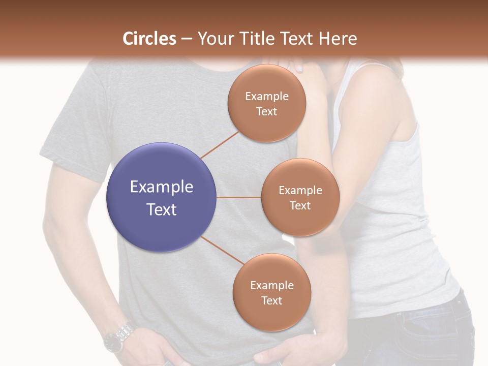 Young Couple Joy PowerPoint Template