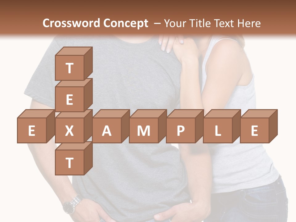 Young Couple Joy PowerPoint Template