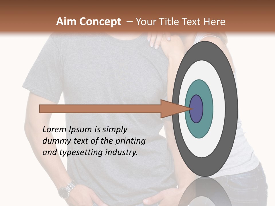 Young Couple Joy PowerPoint Template