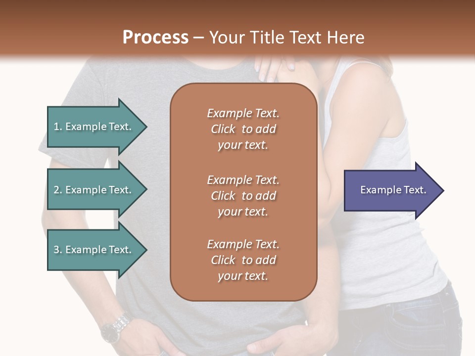 Young Couple Joy PowerPoint Template