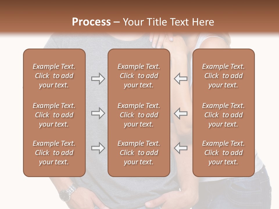Young Couple Joy PowerPoint Template
