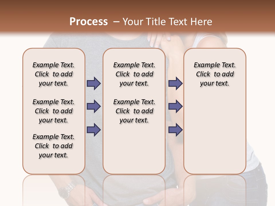 Young Couple Joy PowerPoint Template