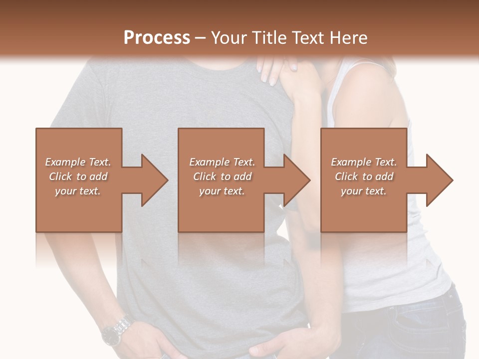 Young Couple Joy PowerPoint Template