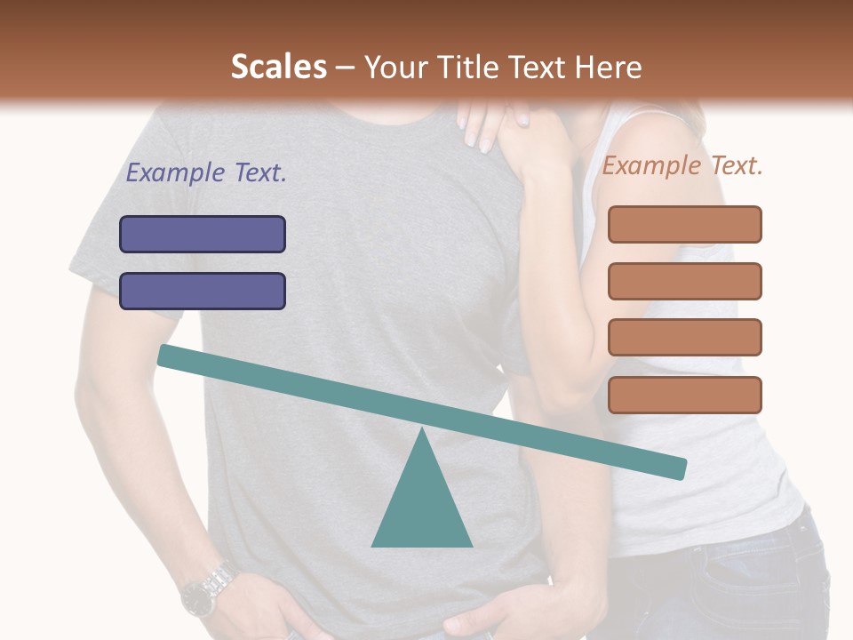 Young Couple Joy PowerPoint Template