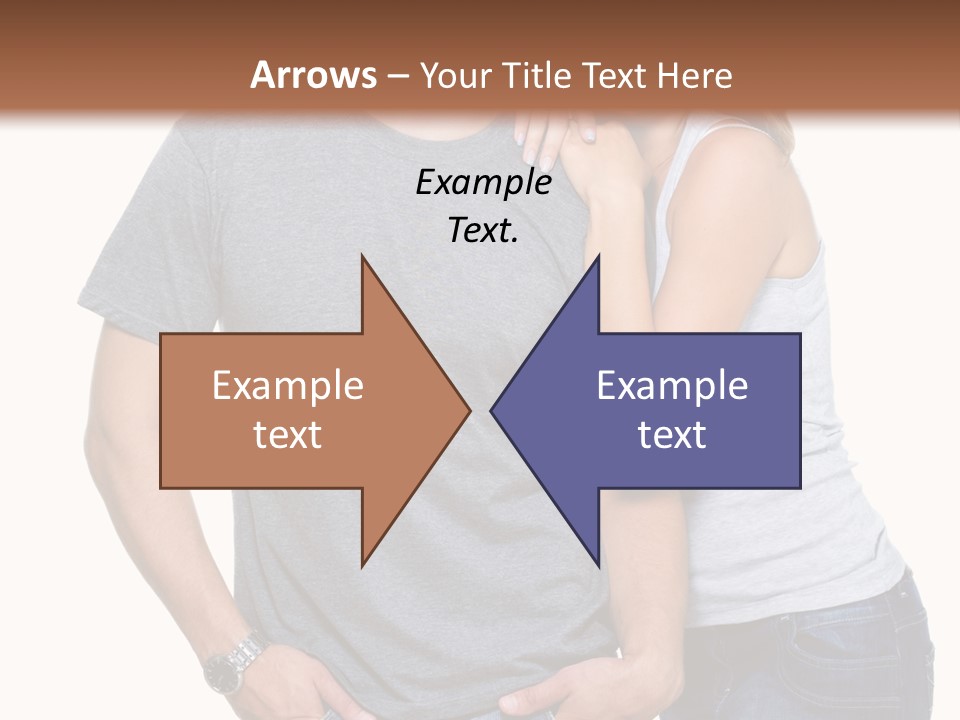 Young Couple Joy PowerPoint Template