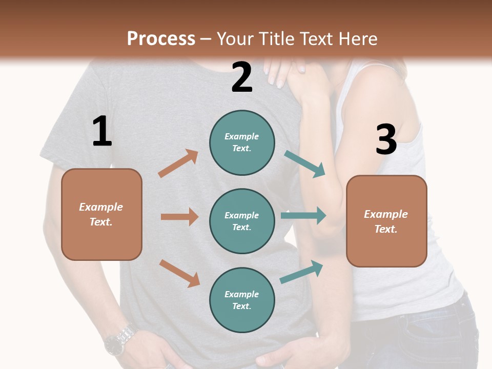 Young Couple Joy PowerPoint Template