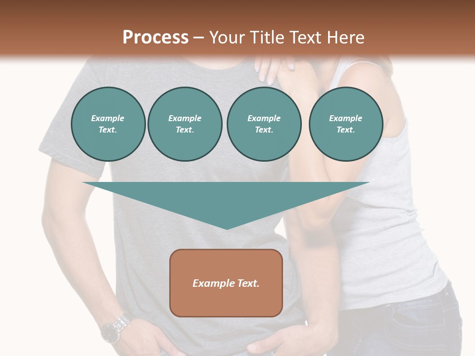 Young Couple Joy PowerPoint Template