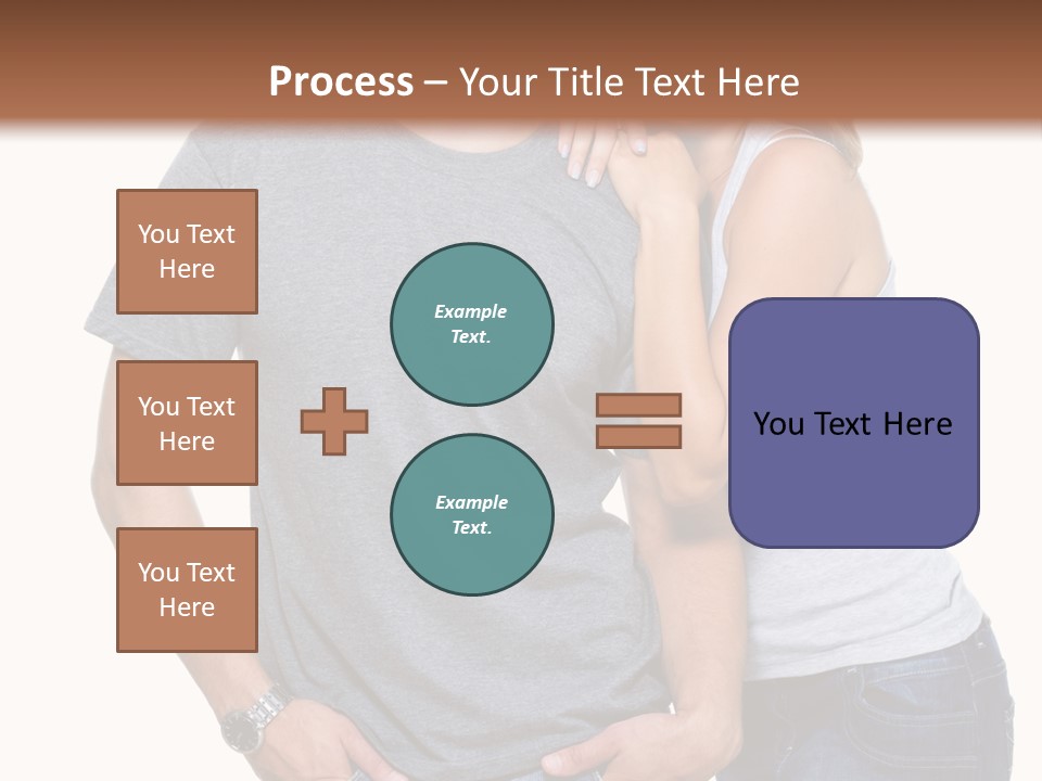 Young Couple Joy PowerPoint Template