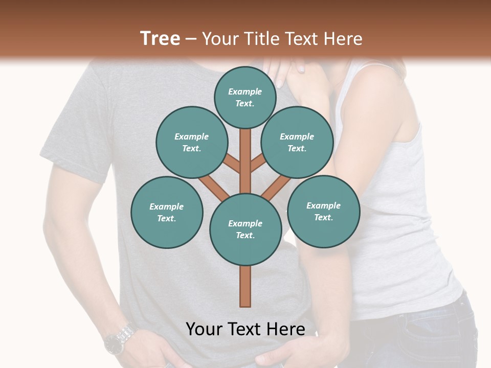 Young Couple Joy PowerPoint Template