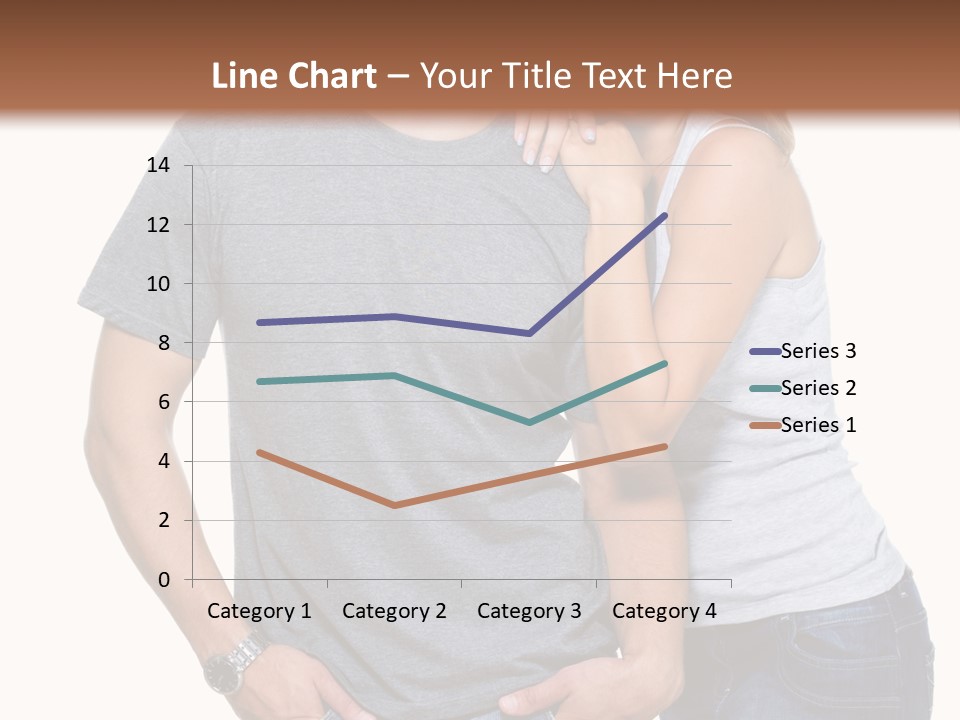 Young Couple Joy PowerPoint Template