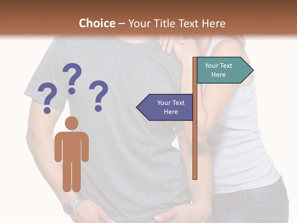 Young Couple Joy PowerPoint Template