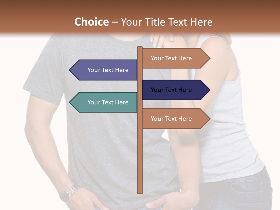 Young Couple Joy PowerPoint Template