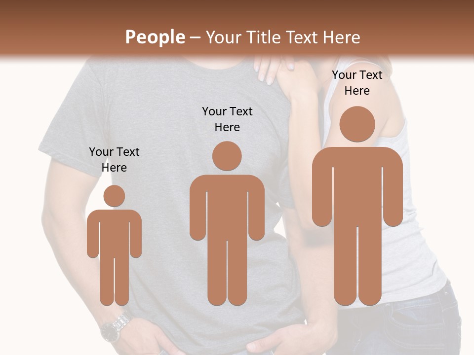 Young Couple Joy PowerPoint Template