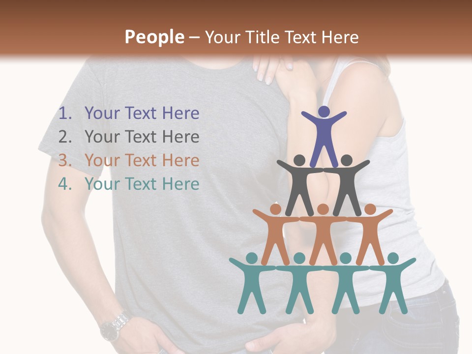 Young Couple Joy PowerPoint Template