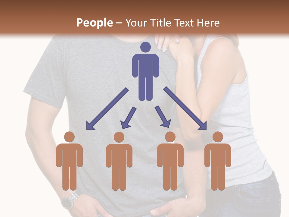 Young Couple Joy PowerPoint Template