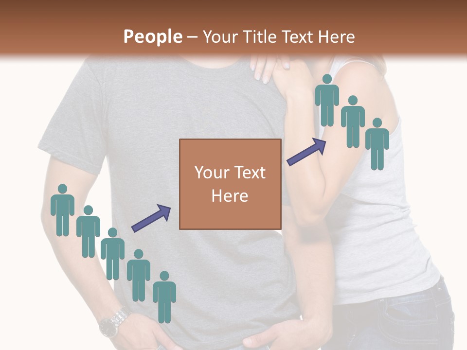 Young Couple Joy PowerPoint Template