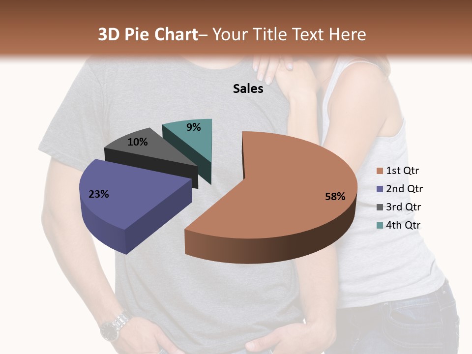 Young Couple Joy PowerPoint Template