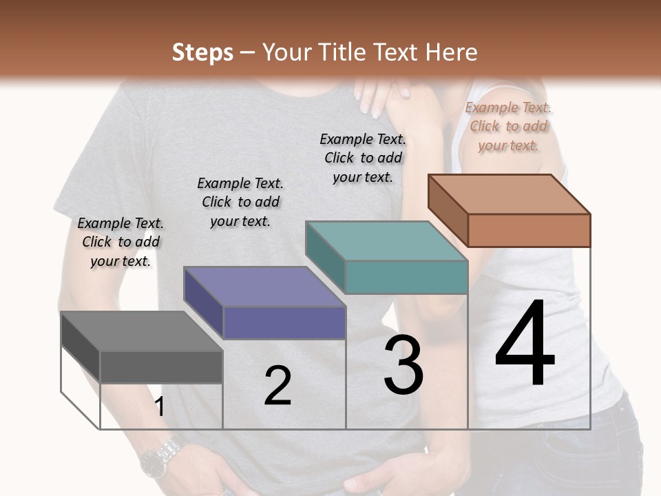 Young Couple Joy PowerPoint Template