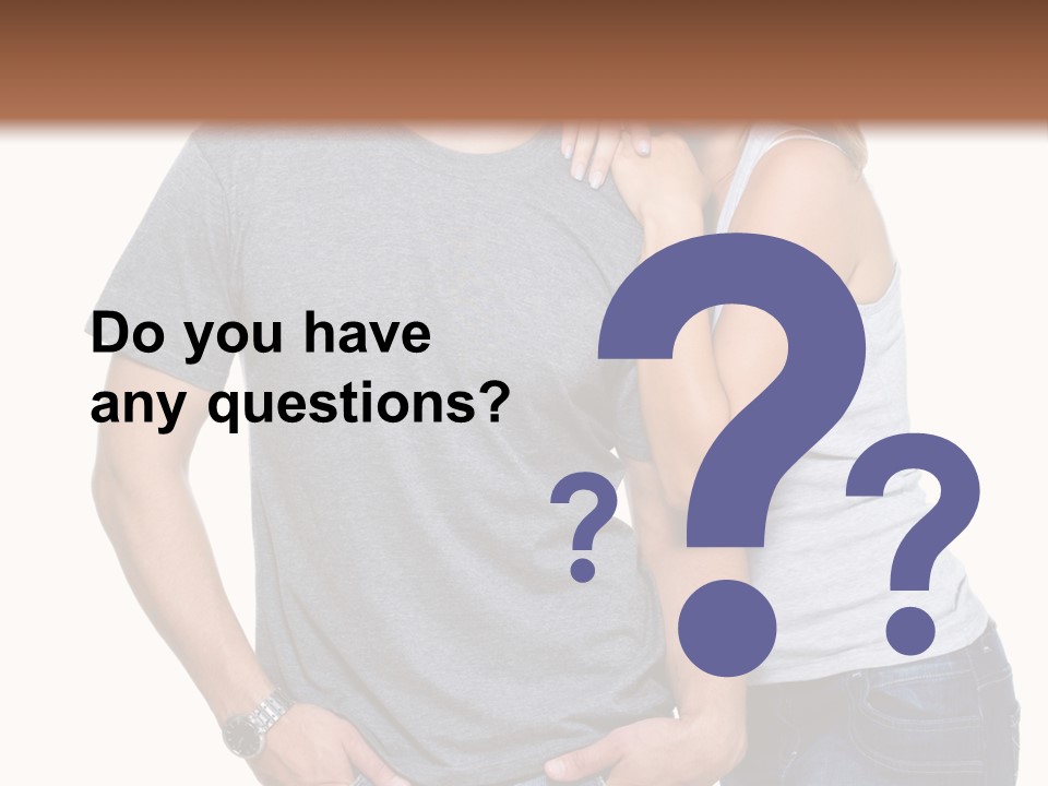 Young Couple Joy PowerPoint Template