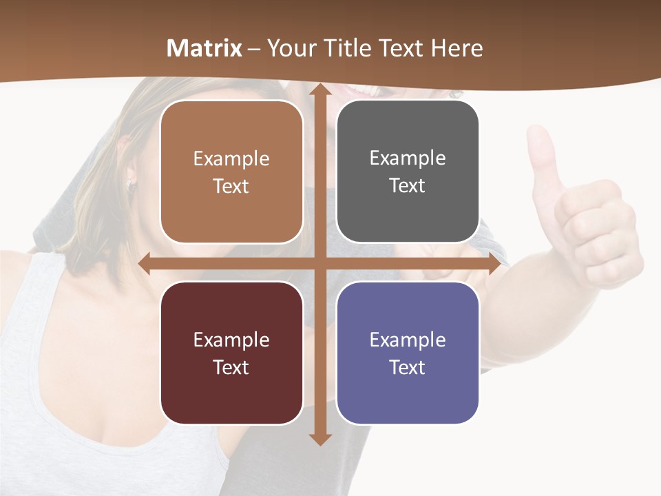 Business School Man Working PowerPoint Template