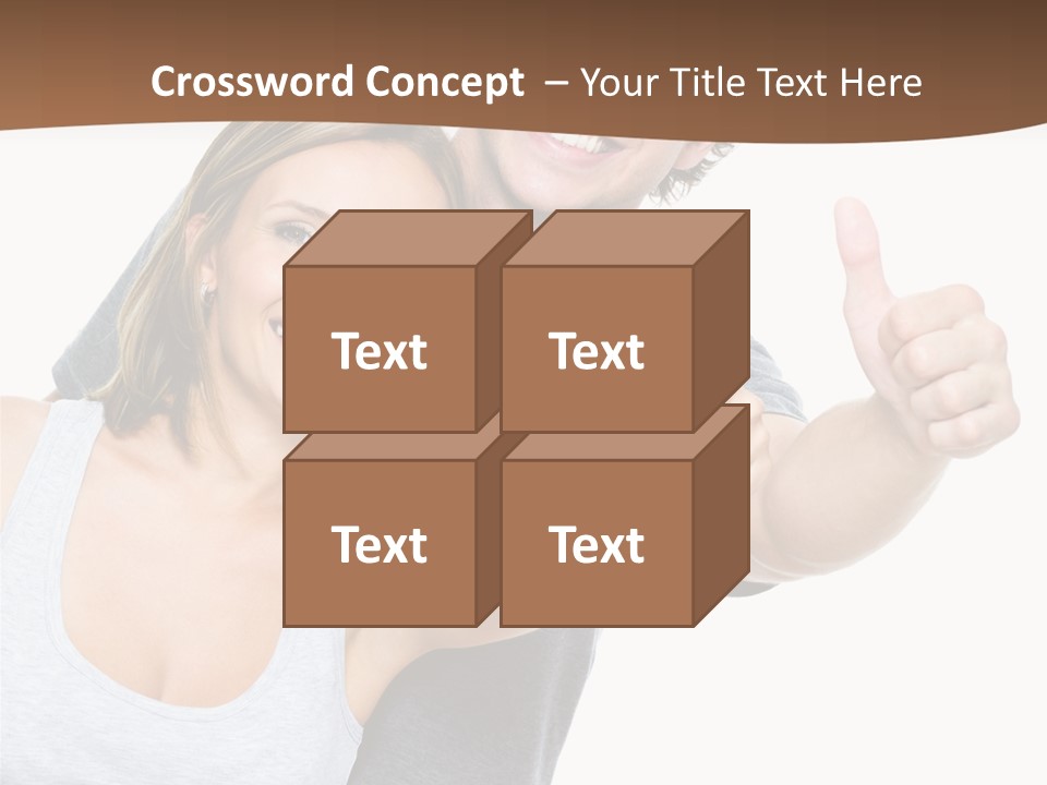 Business School Man Working PowerPoint Template