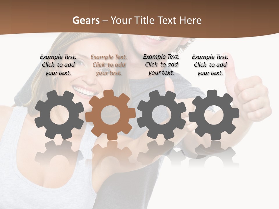 Business School Man Working PowerPoint Template