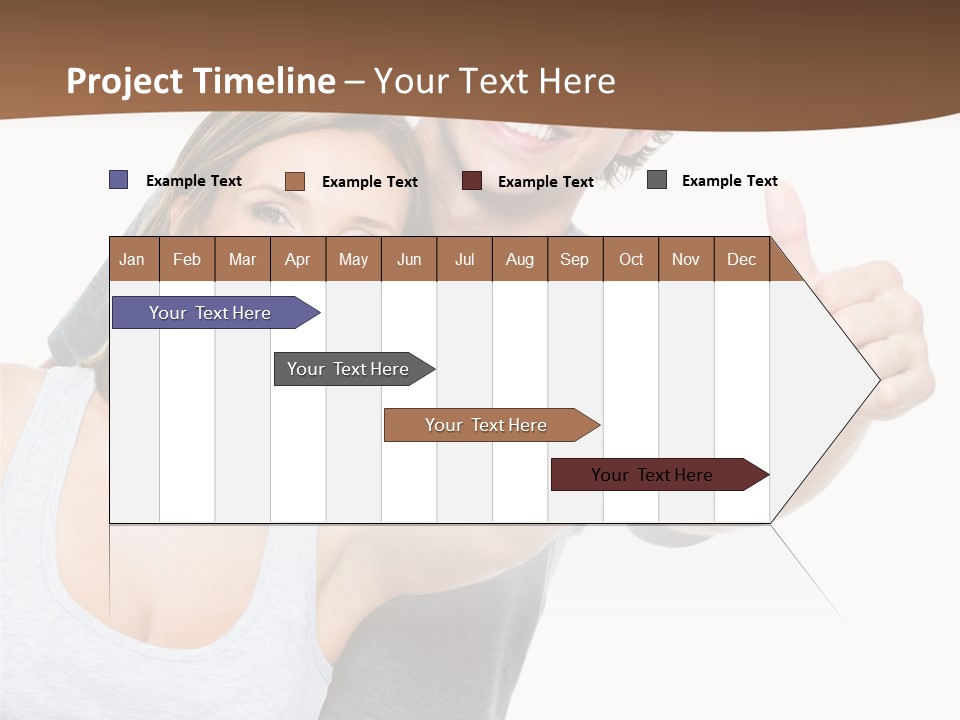 Business School Man Working PowerPoint Template
