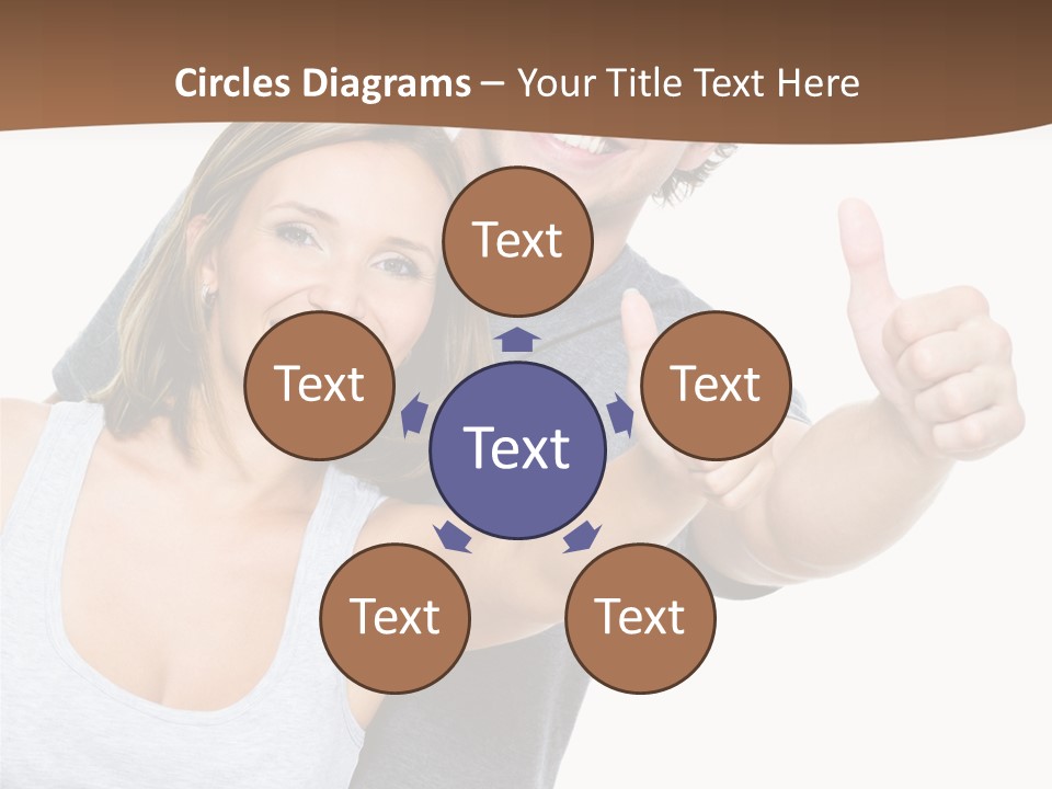 Business School Man Working PowerPoint Template