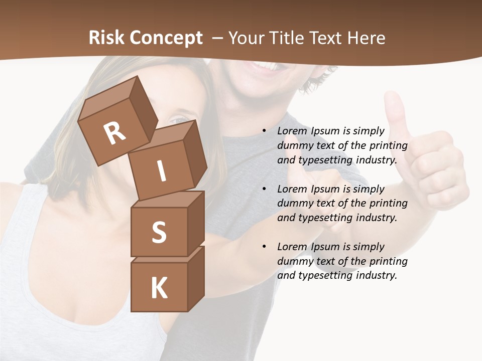 Business School Man Working PowerPoint Template