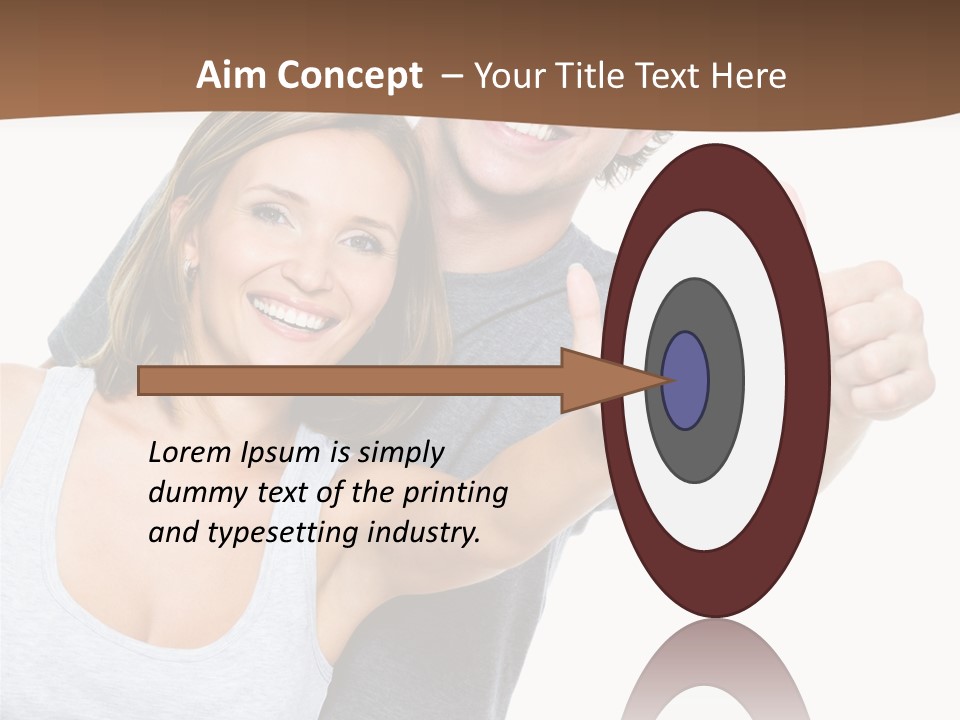 Business School Man Working PowerPoint Template