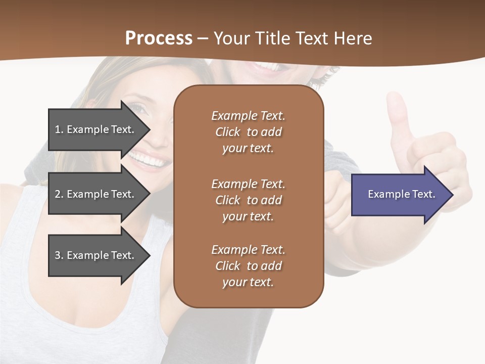 Business School Man Working PowerPoint Template