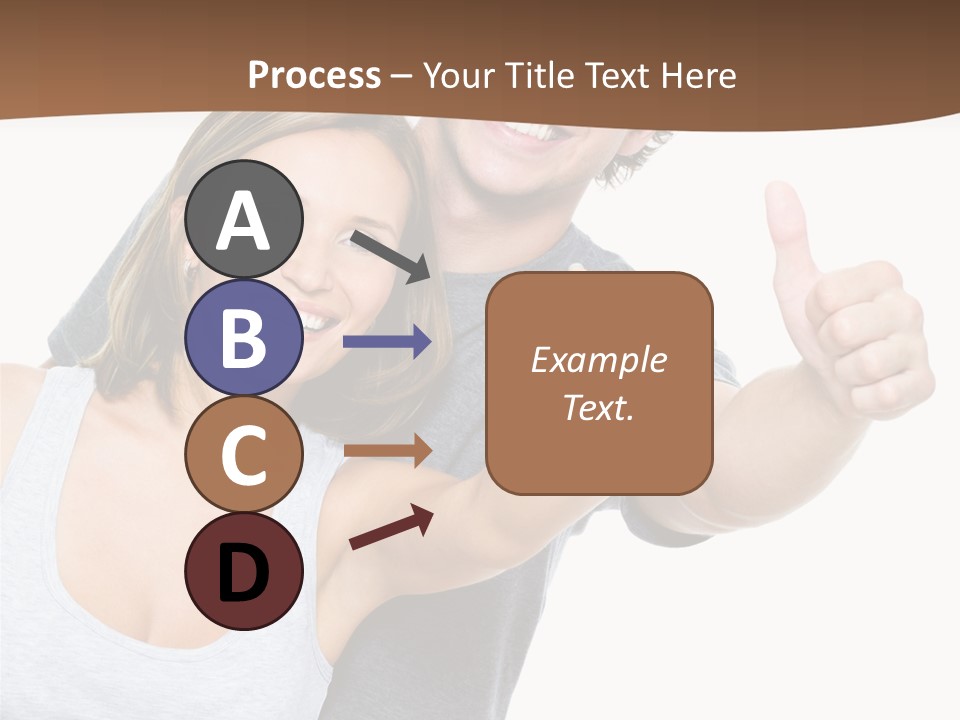 Business School Man Working PowerPoint Template