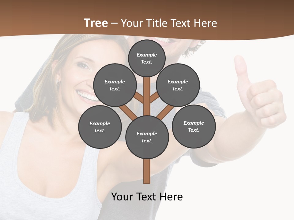 Business School Man Working PowerPoint Template