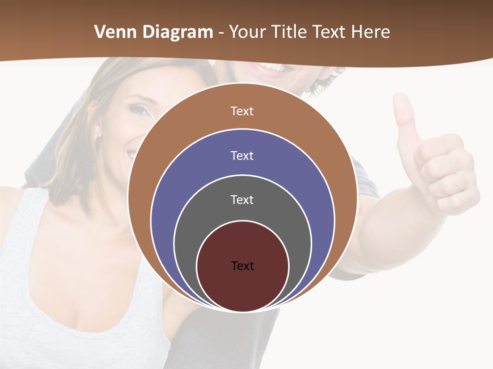 Business School Man Working PowerPoint Template