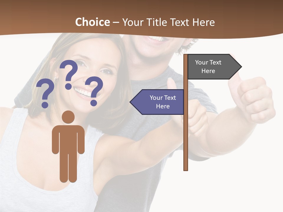 Business School Man Working PowerPoint Template