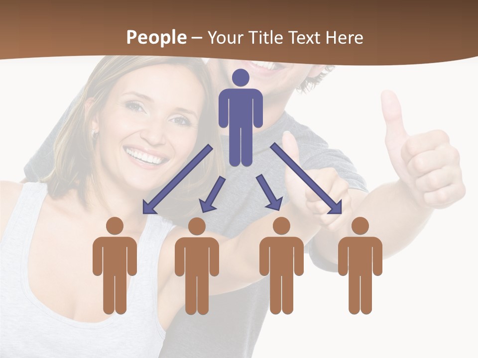 Business School Man Working PowerPoint Template