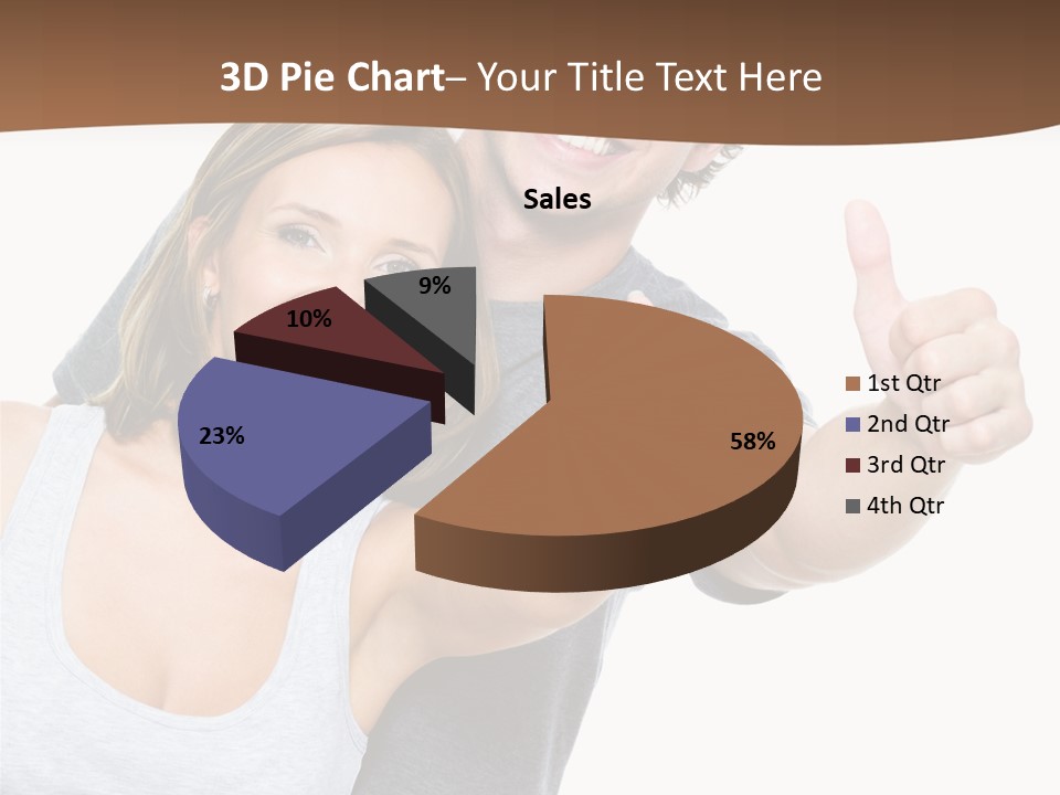 Business School Man Working PowerPoint Template
