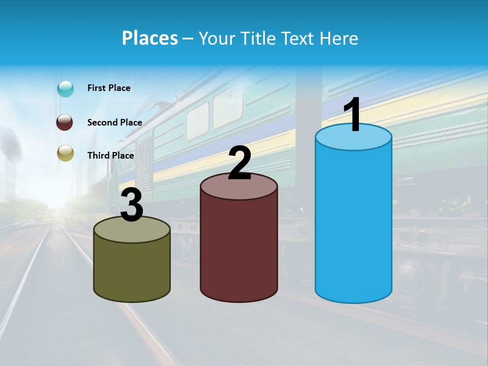 Scenery Rail Industrial PowerPoint Template