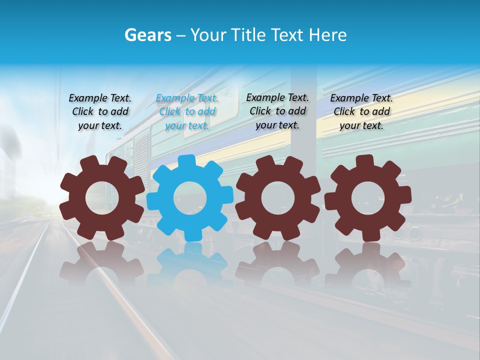 Scenery Rail Industrial PowerPoint Template